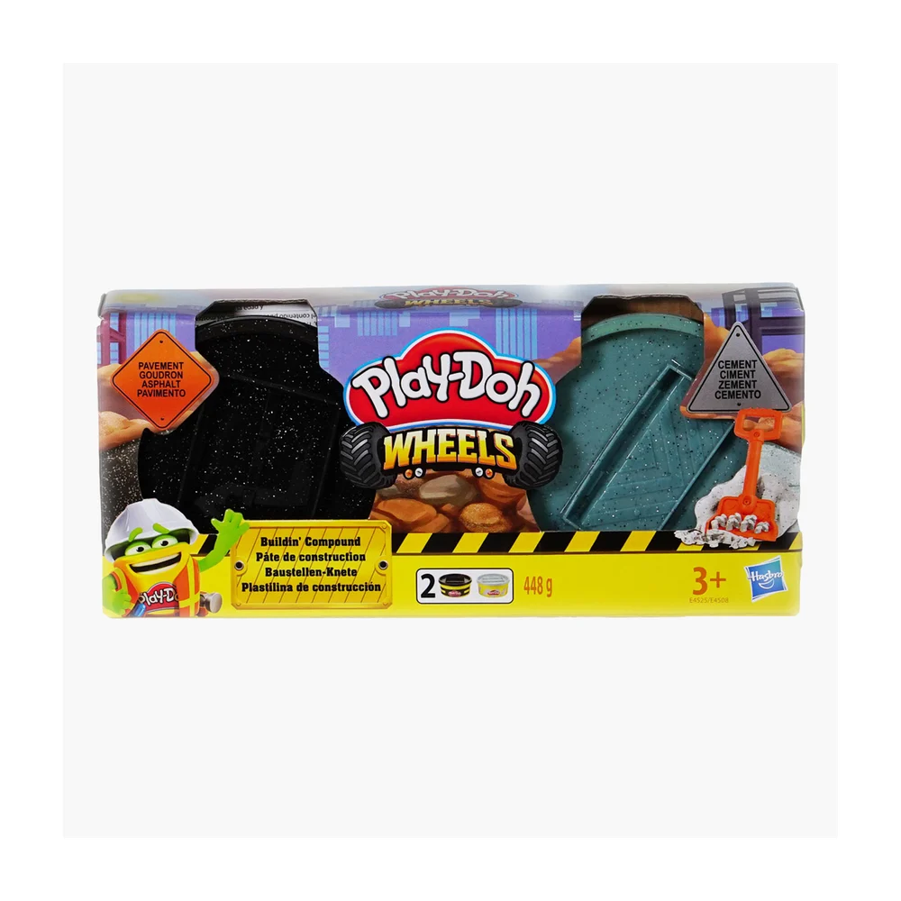 ansPLAY-DOH Pâte à modeler pour roues, ciment et pavés, lot de 2