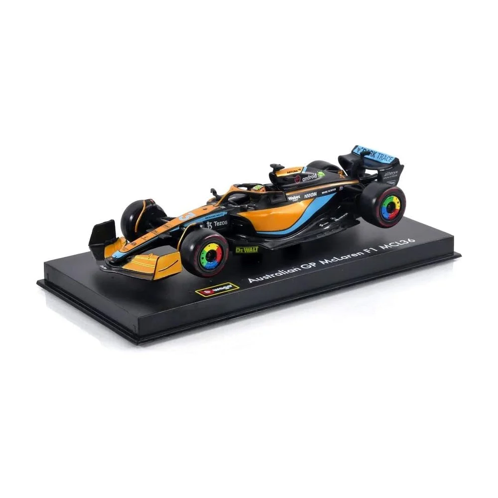 Bburago - MCL MCL36 - Season Car 2022-1/43, Orange / Blue