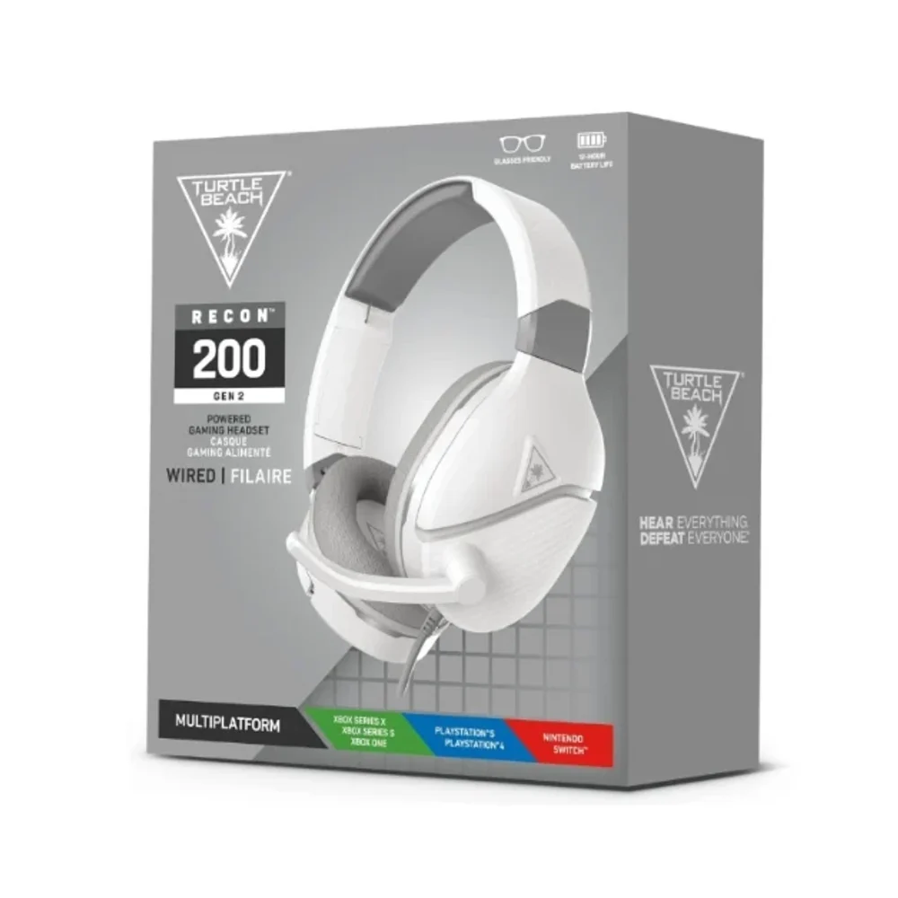 Casque Gaming Blanc 2e génération - Recon 200 -