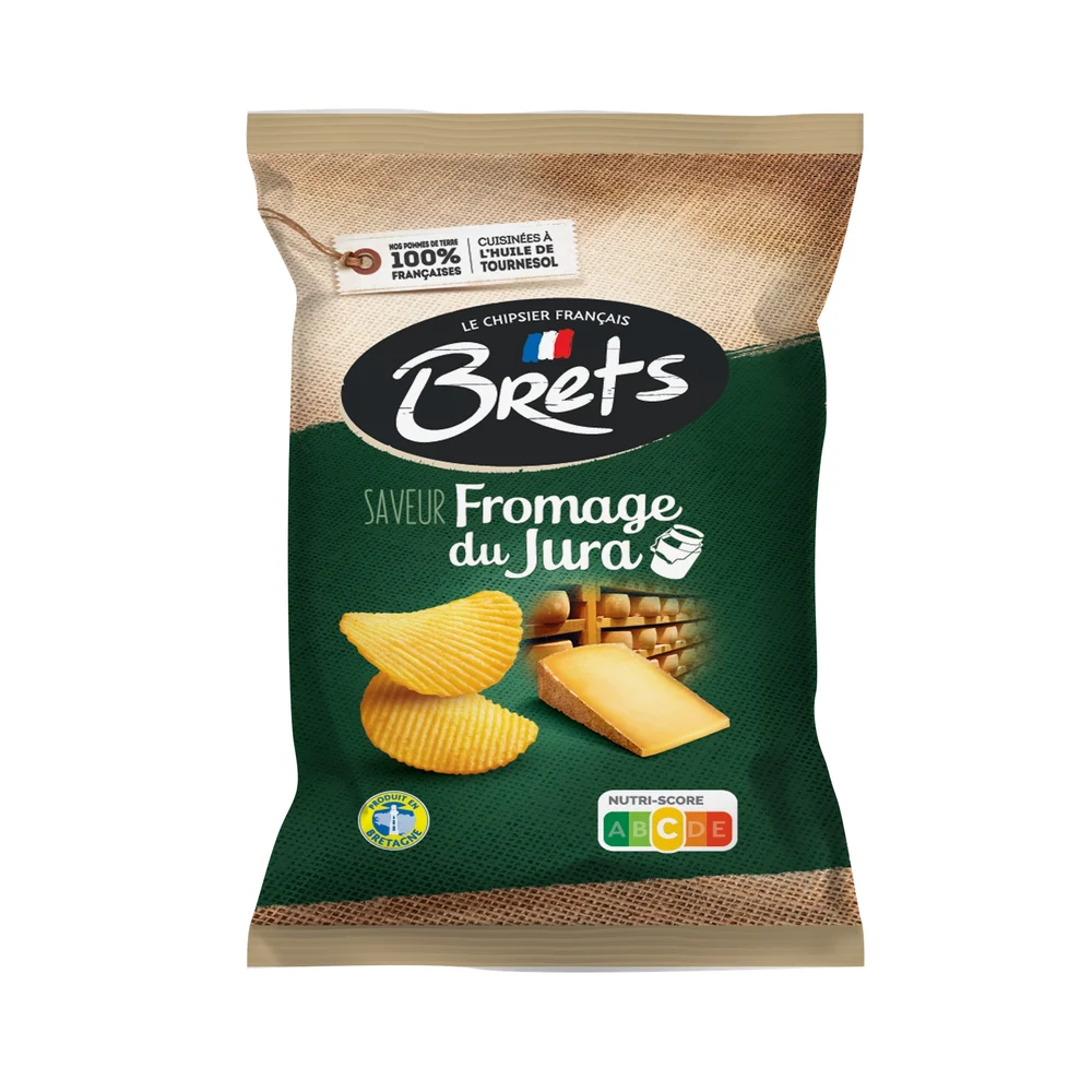 Chips Pommes de Terre au Fromage du Jura BRETS 125g