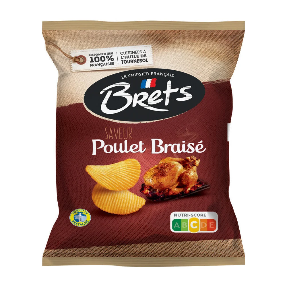 Chips poulet braisé BRETS 25g