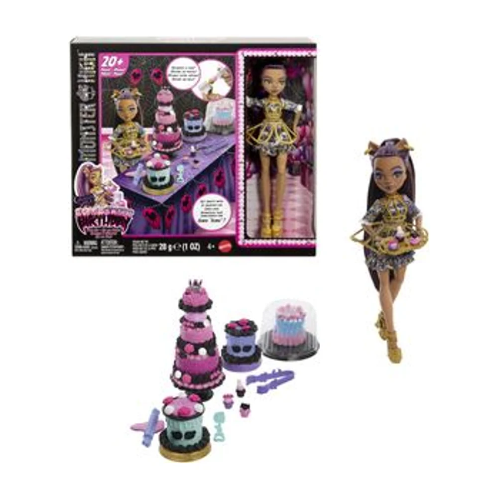 Coffret de jeu Monster High Anniversaire Effrayant et Clawdeen