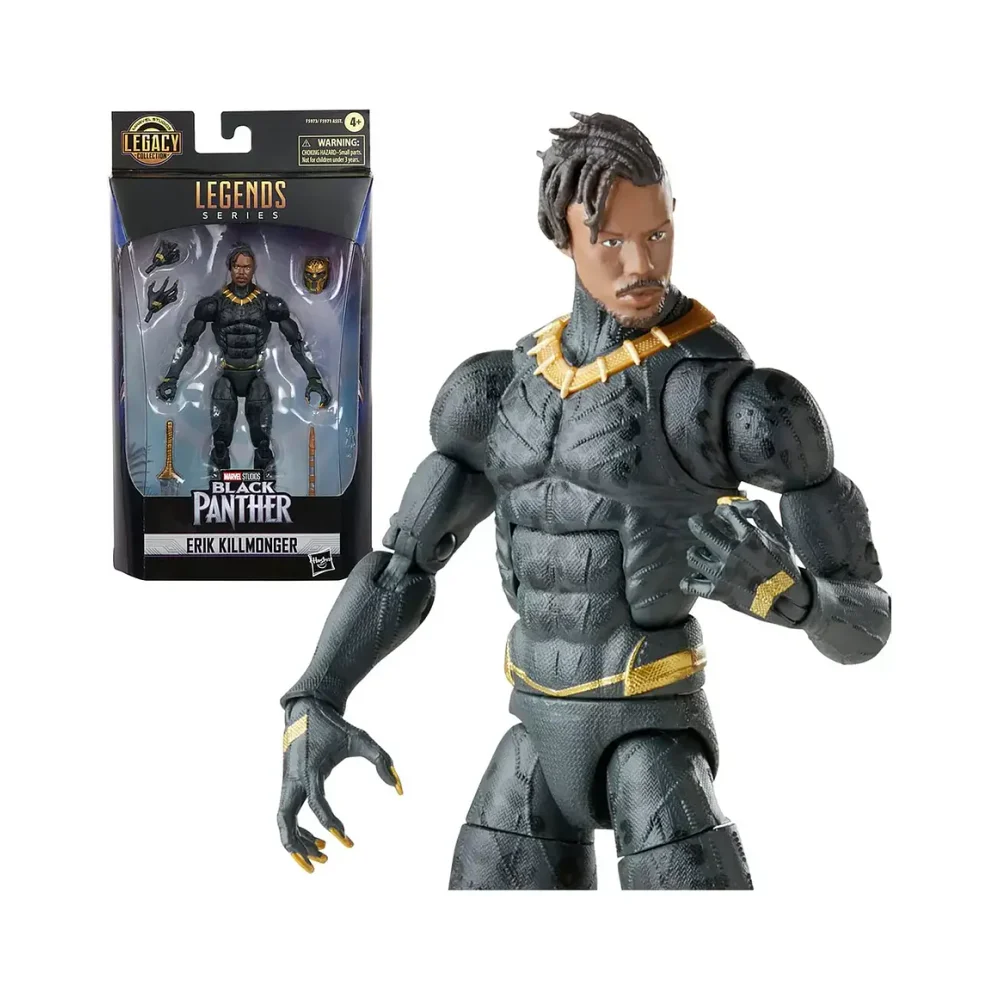 Figurine articulée Black Panther Erik Killmonger