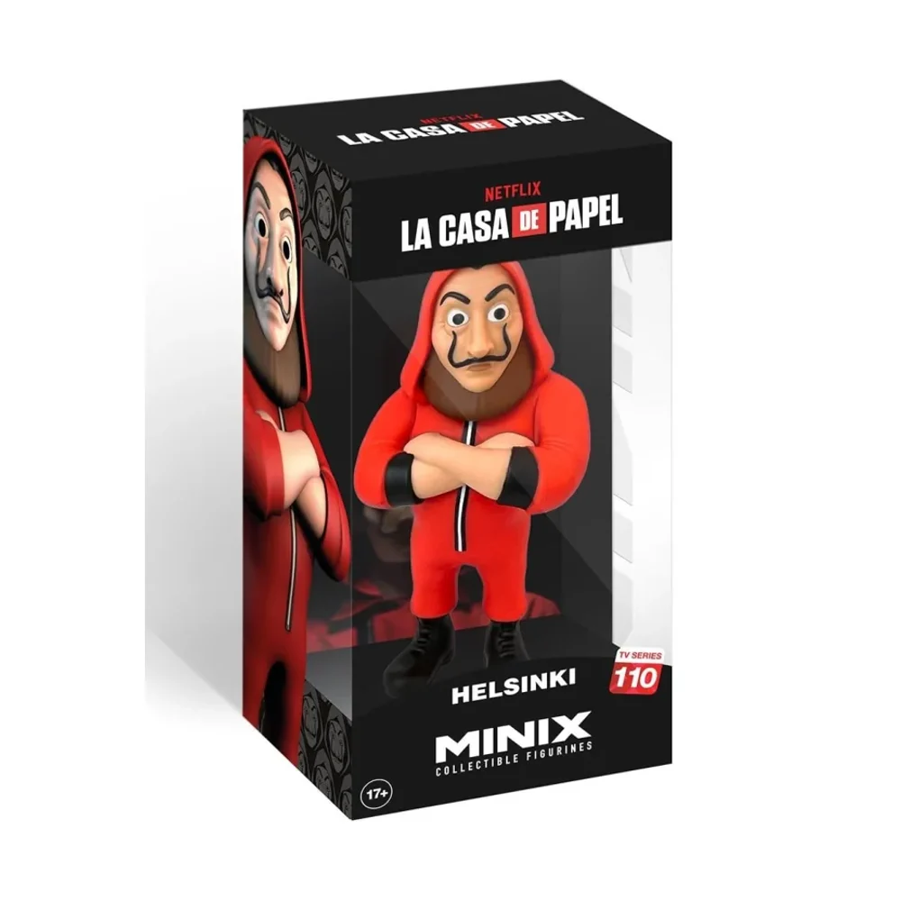 Figurine La Casa De Papel Minix Helsinki Avec Masque 12cm