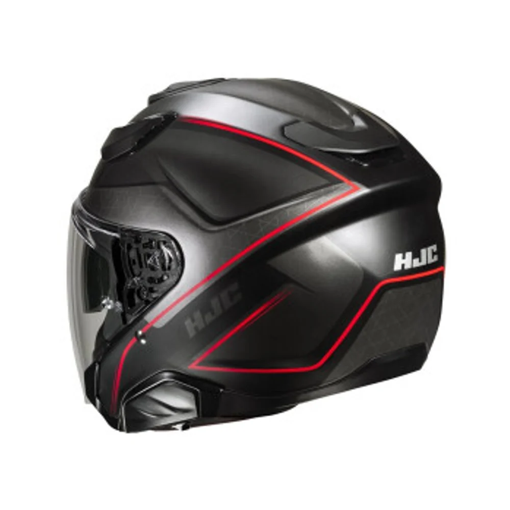 HJC F31 Ludi MC1SF noir/rouge 