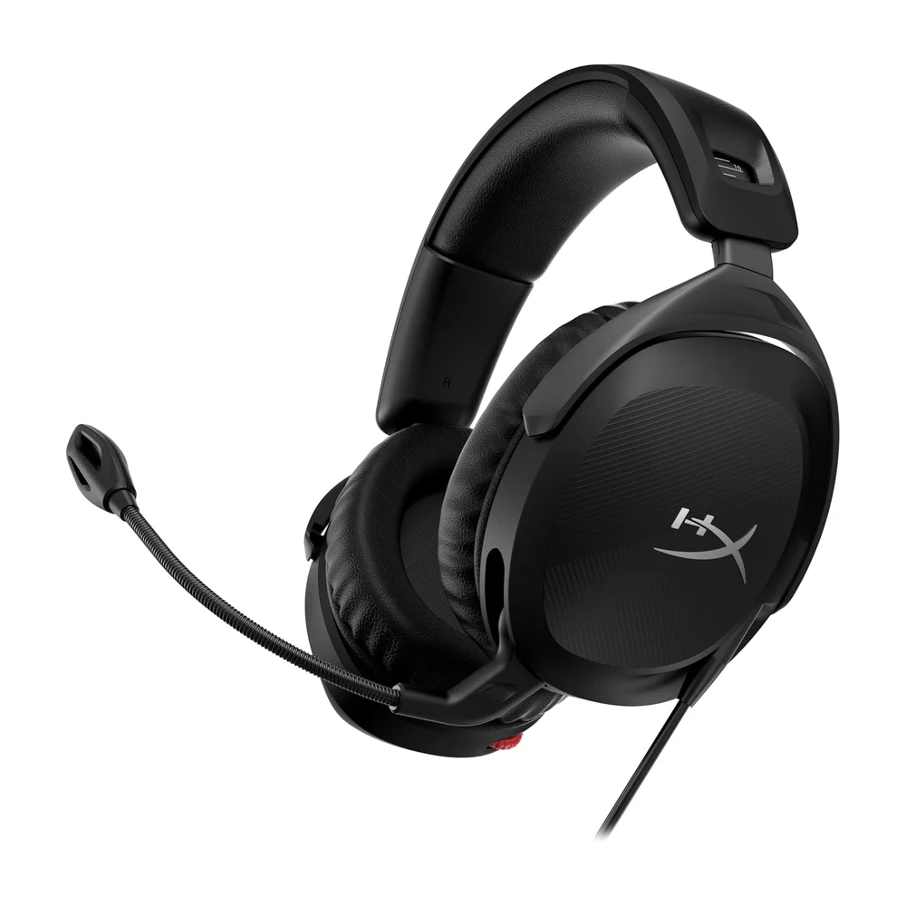 HyperX Cloud Stinger 2 – Son raffiné, Casque Supra-auriculaire léger avec Micro, Fonction de désactivation Automatique, Haut-parleurs 50 mm, Compatible PC Noir