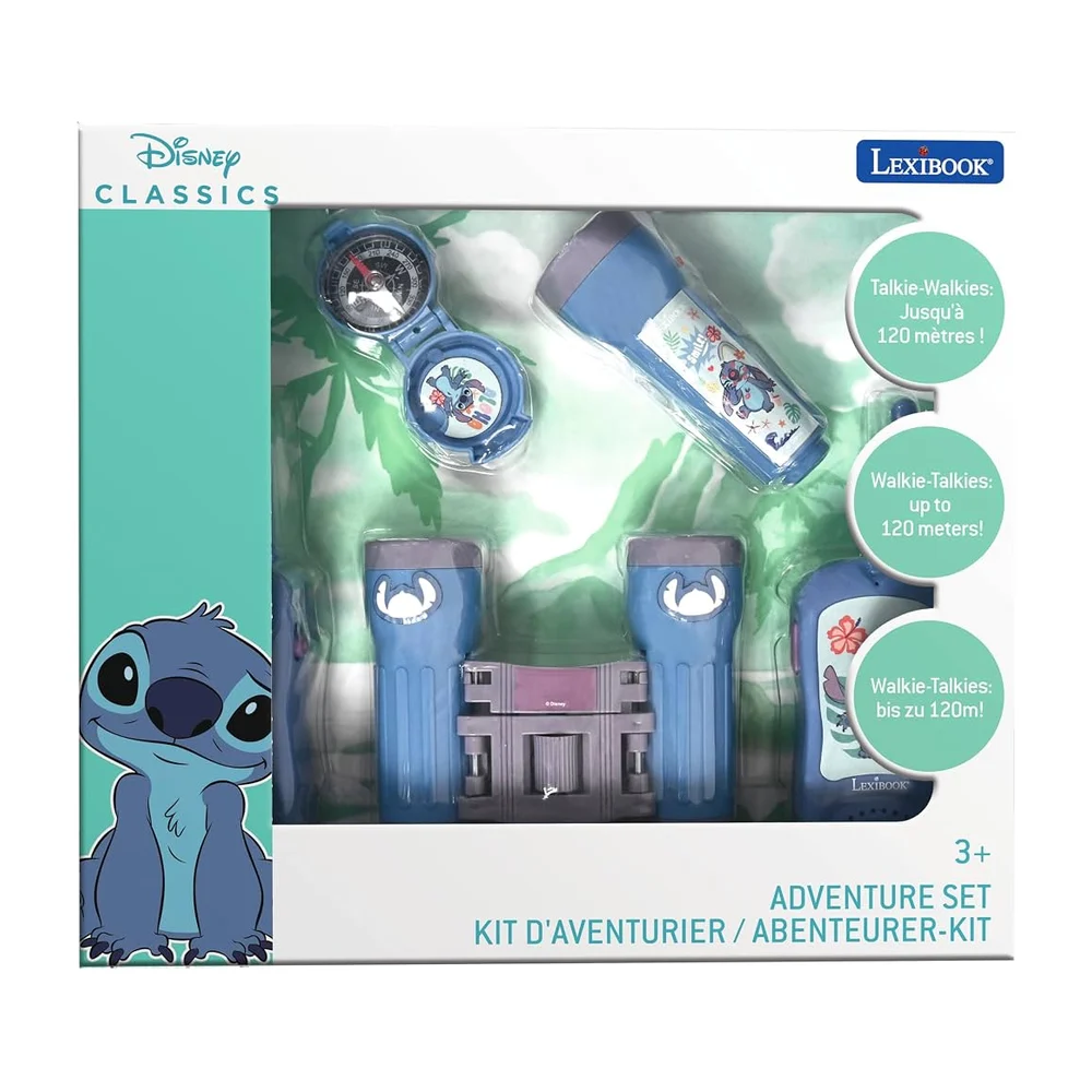 Lexibook, Disney Stitch, Adventurer set for Children,