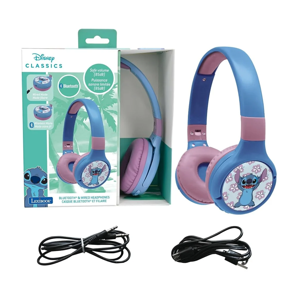 Lexibook, Disney Stitch Casque Bluetooth