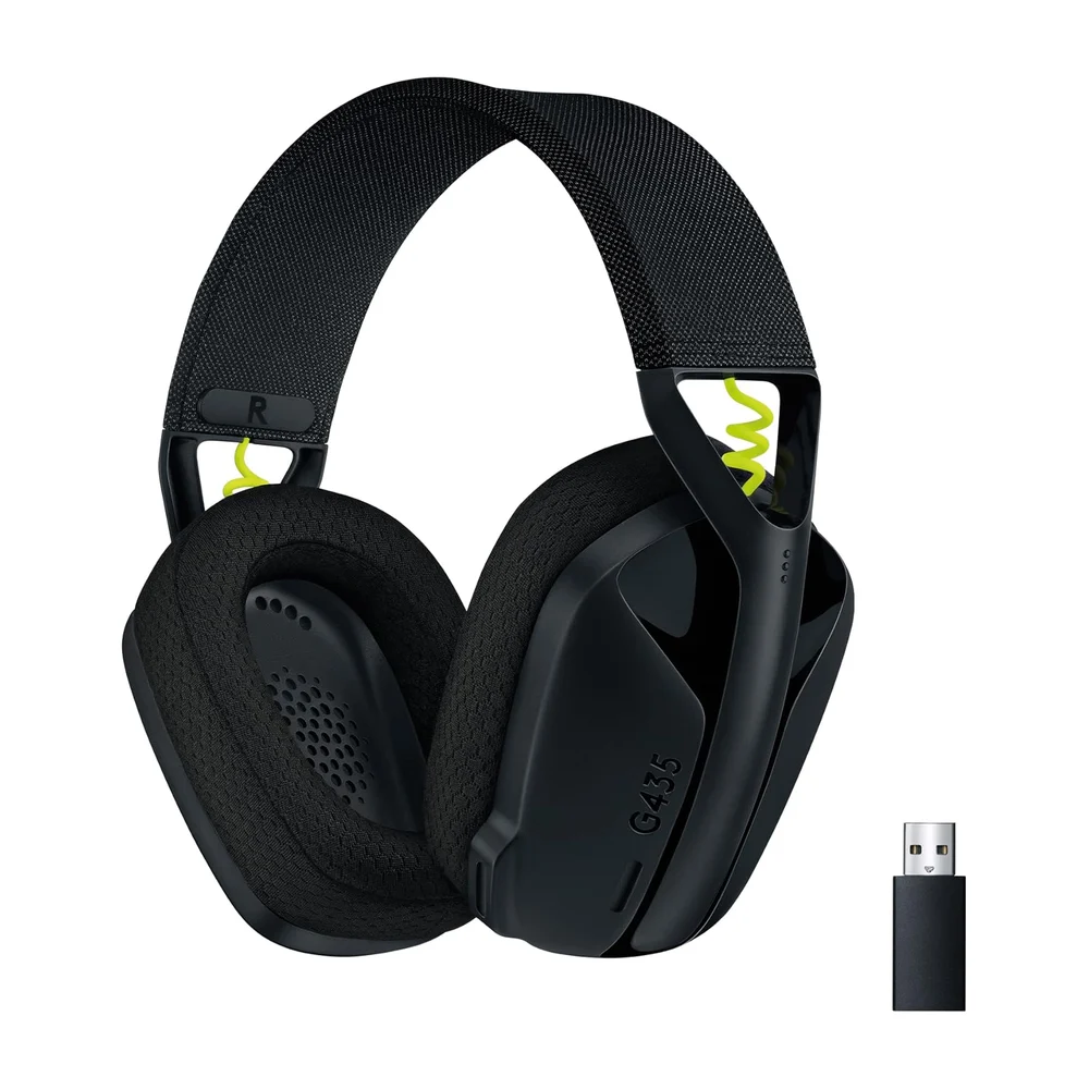 Logitech G G435 LIGHTSPEED, casque gaming sans fil et Bluetooth (Noir)