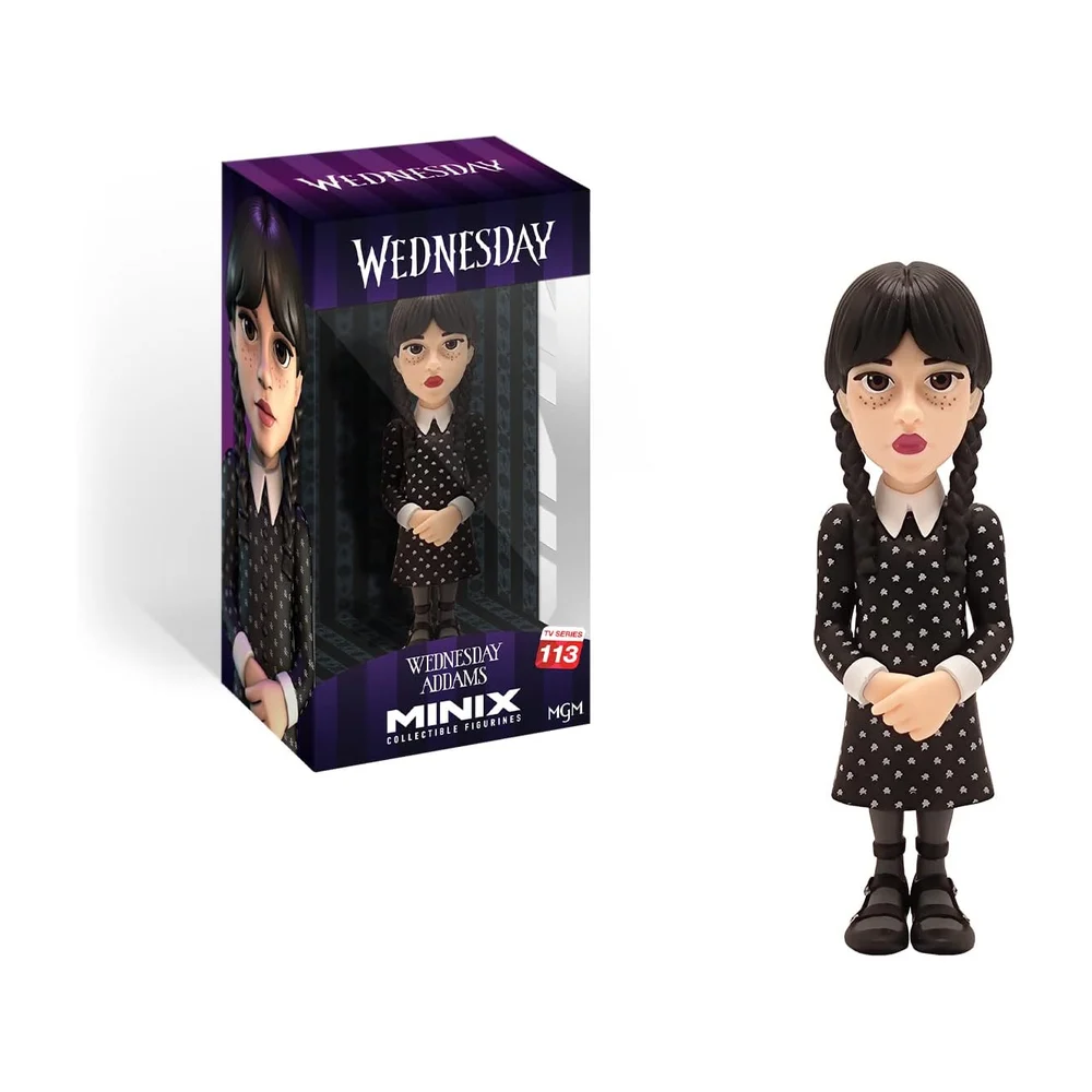 MINIX - Wednesday - Mercredi Addams - #113 - Figurine à Collectionner 12cm