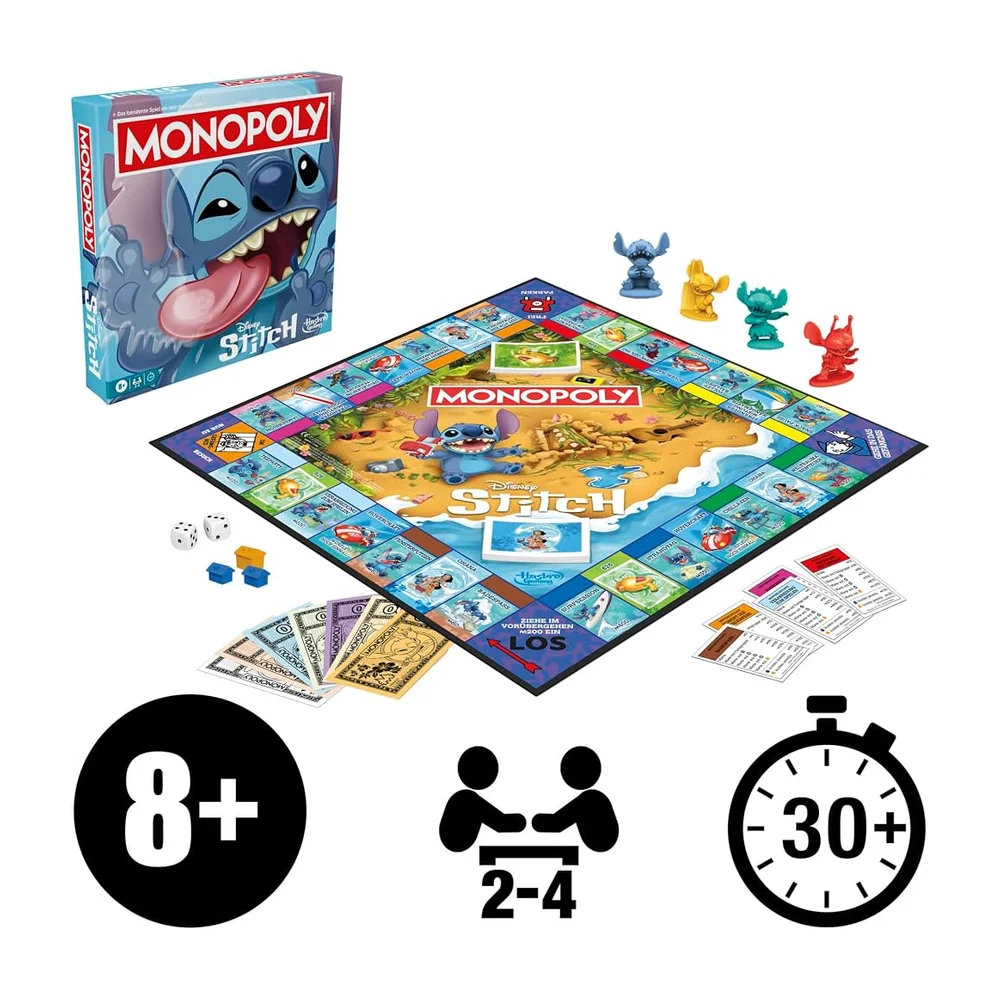Monopoly Disney Stitch Edition Jeu de société 