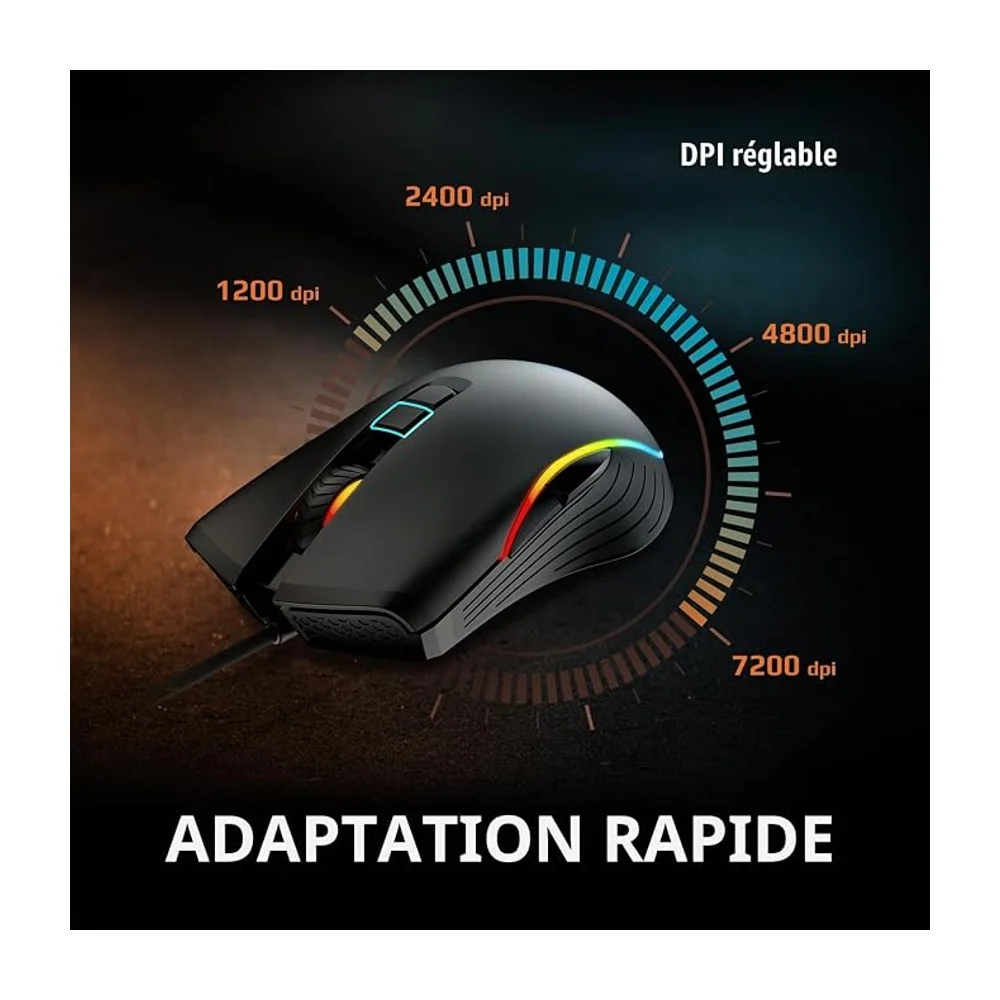 MSI Forge GM300 Souris Gaming Optique Filaire - 4