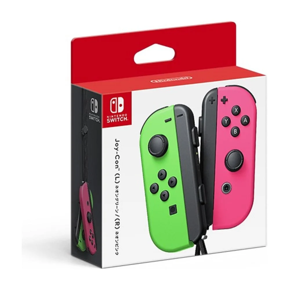 Nintendo Switch Joy-Con Controller Set Vert, Rose Gamepad Nintendo Switch