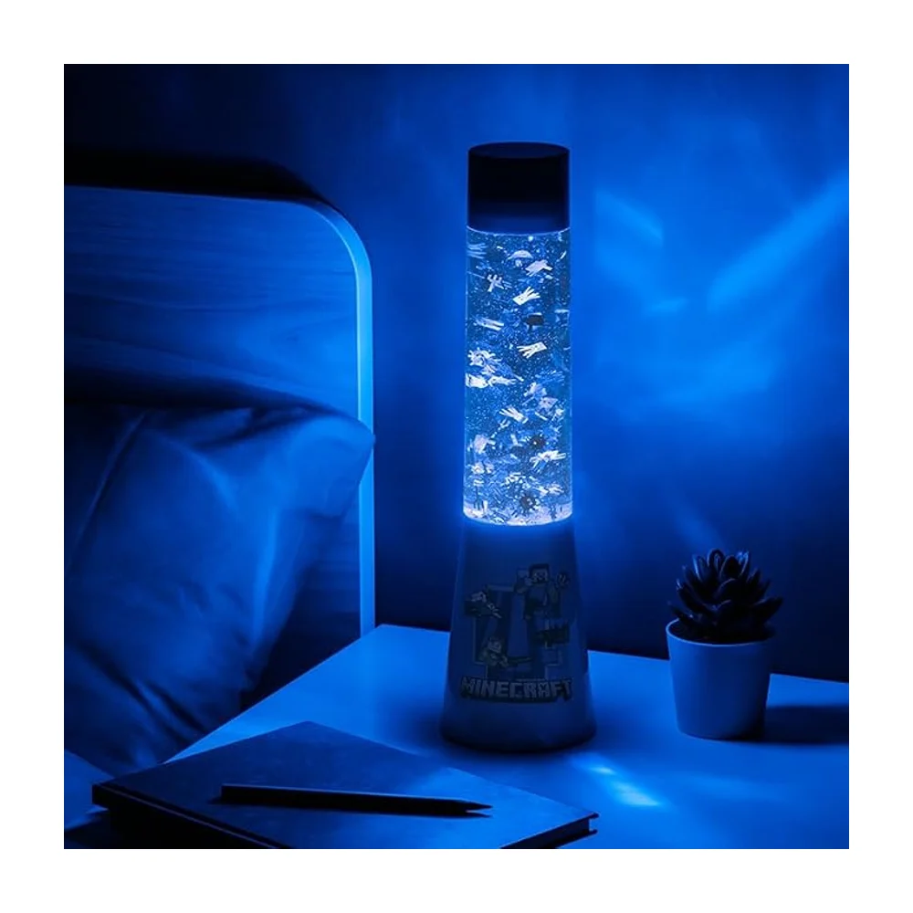 Paladone Lampe à paillettes Minecraft avec icônes flottantes -