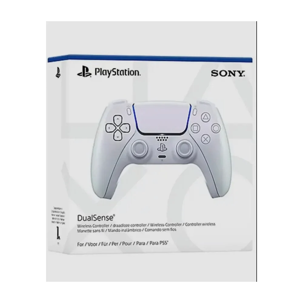 Playstation Sony, Manette 5 Officielle DualSense, Sans Fil, avec Retour Haptique & Gâchettes Adaptatives, Micro Intégré, Batterie Rechargeable, Compatible PS5/PC, Couleur : Chroma Pearl