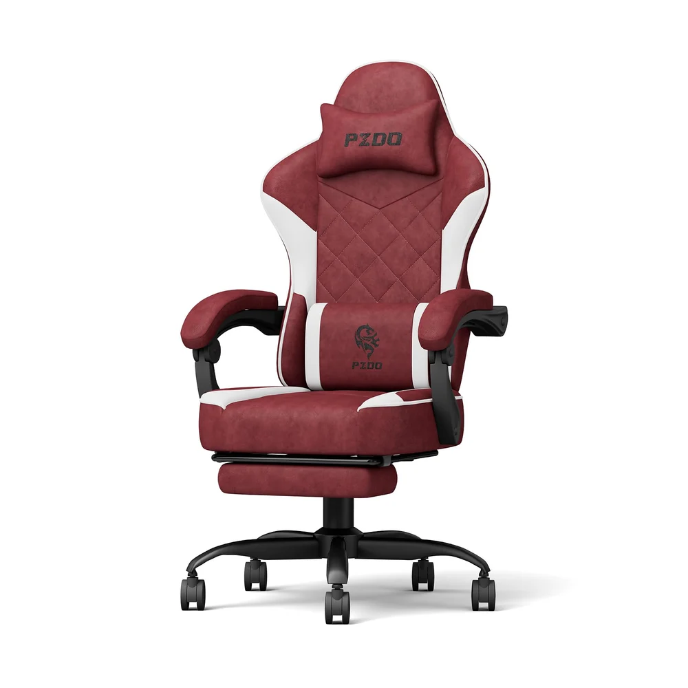 PZDO Chaise de Gamer Ergonomique avec Repose-Pieds