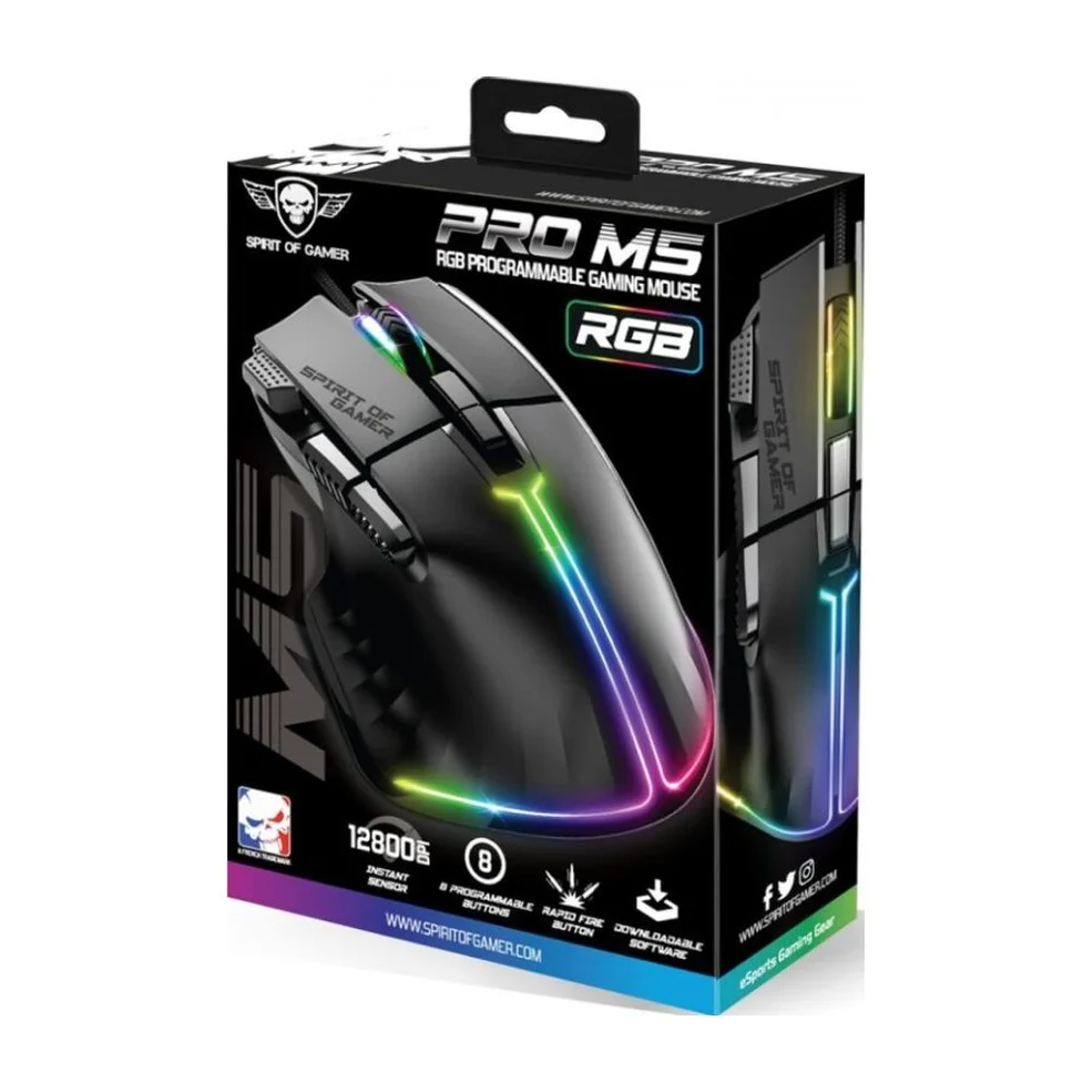 spirit of gamer souris 12800 DPI