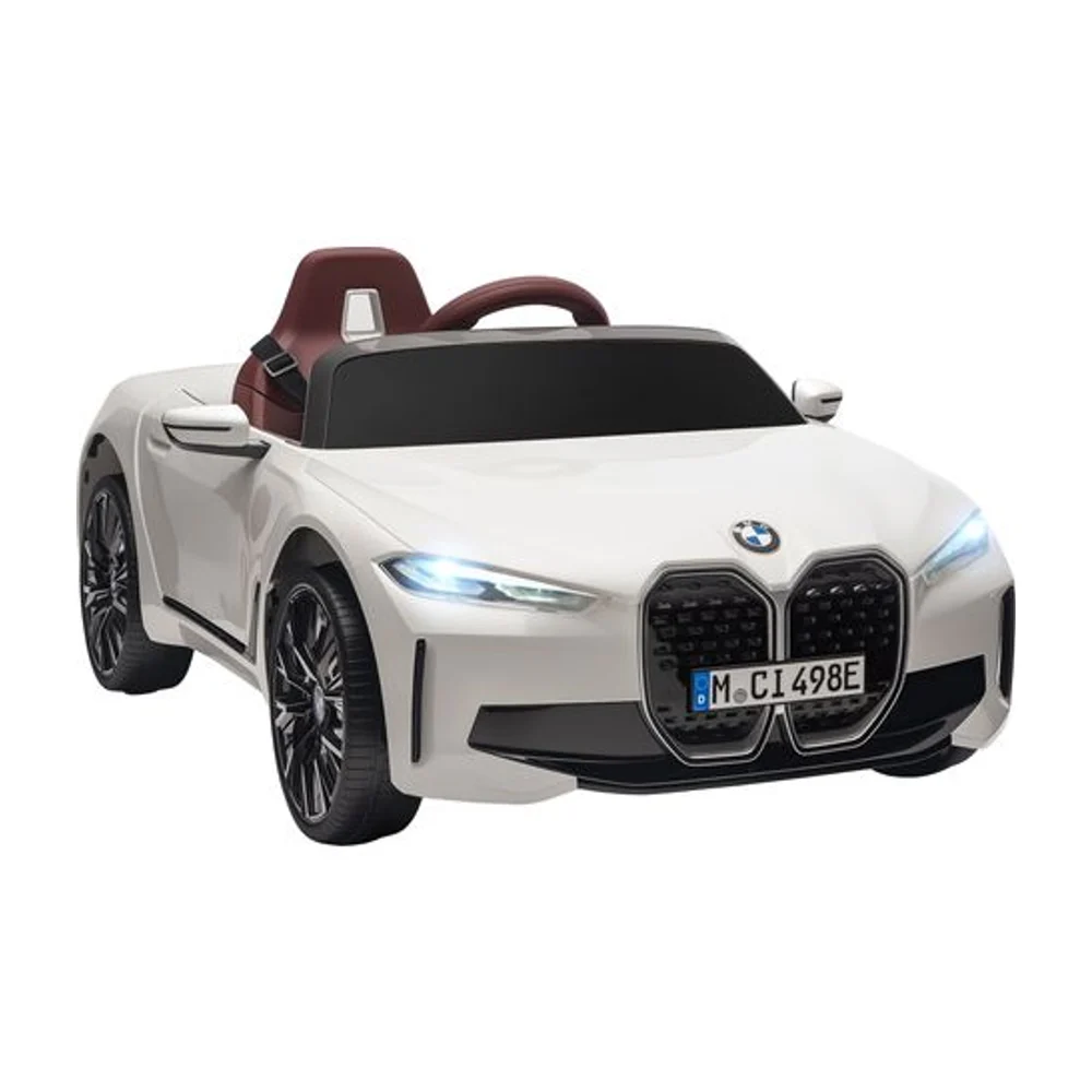 Voiture électrique  BMW,blanche
