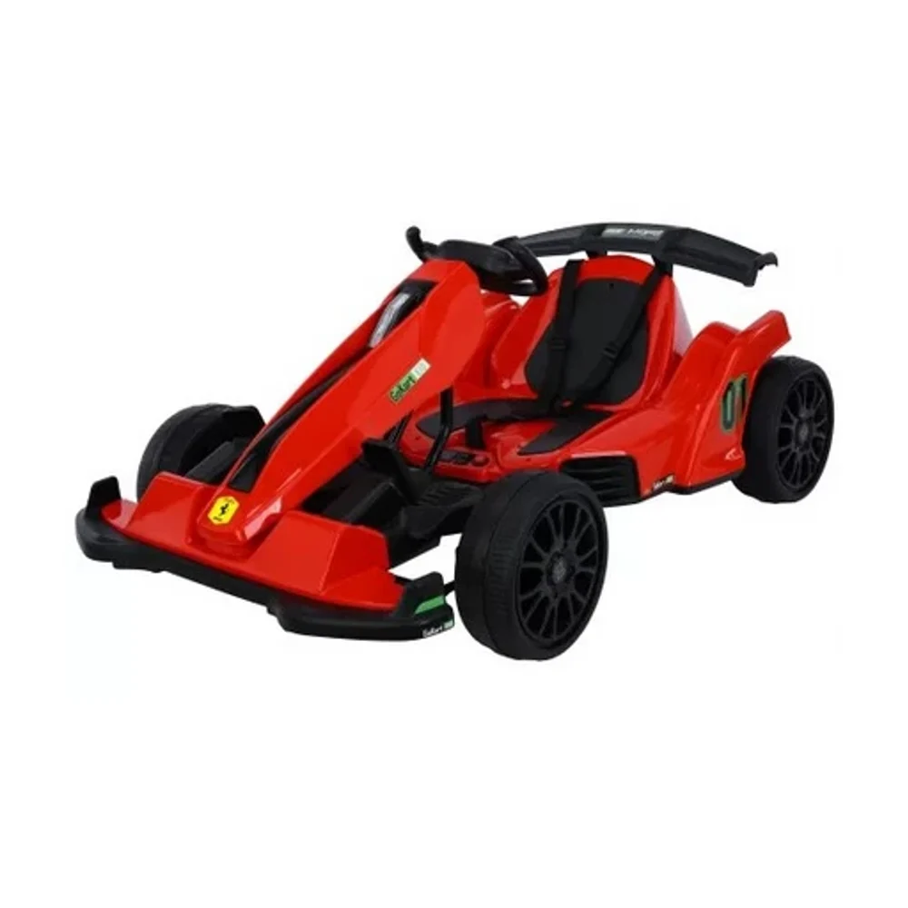 Voiture électrique Formule Ferrari pour enfants rouge