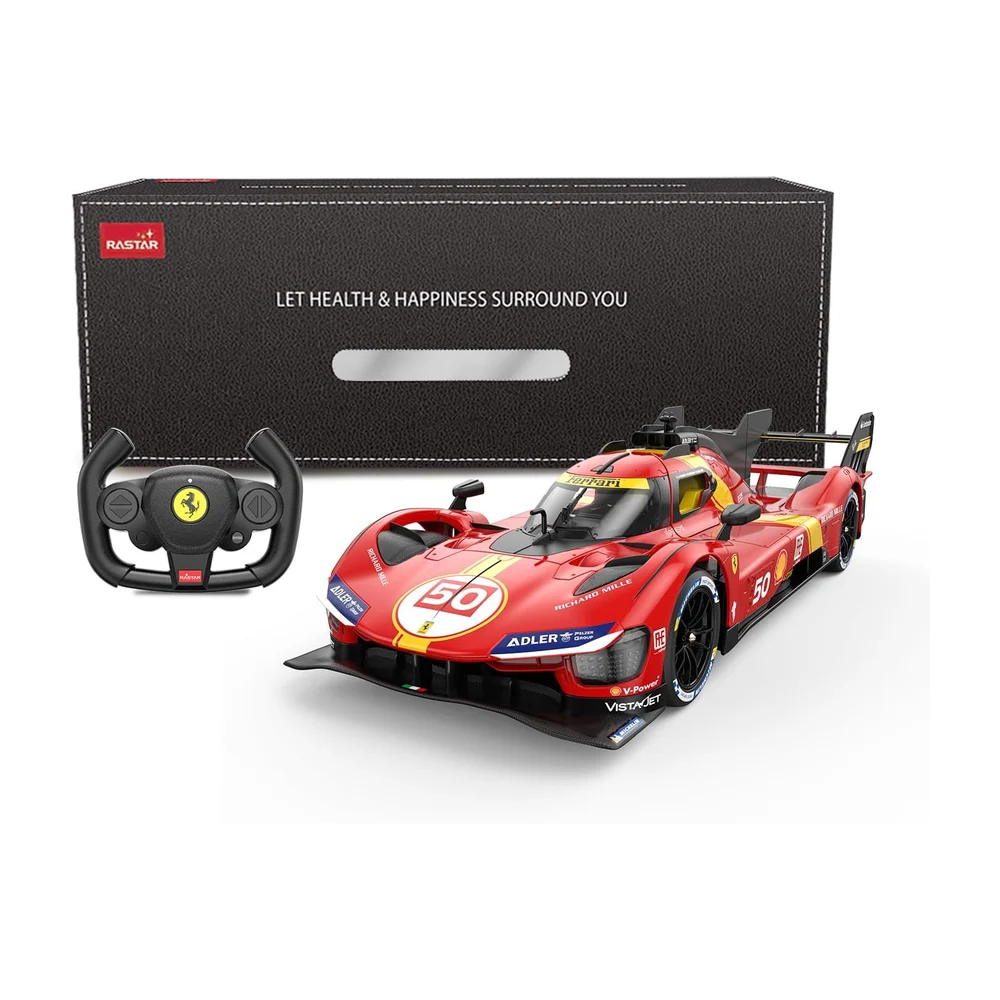 Voiture télécommandée ASTAR RC Ferrari 499P Le Mans Hypercar (échelle 1/14) – Voiture de sport radiocommandée, modèle Drift pour adultes et jouet pour enfants, technologie 2,4 GHz